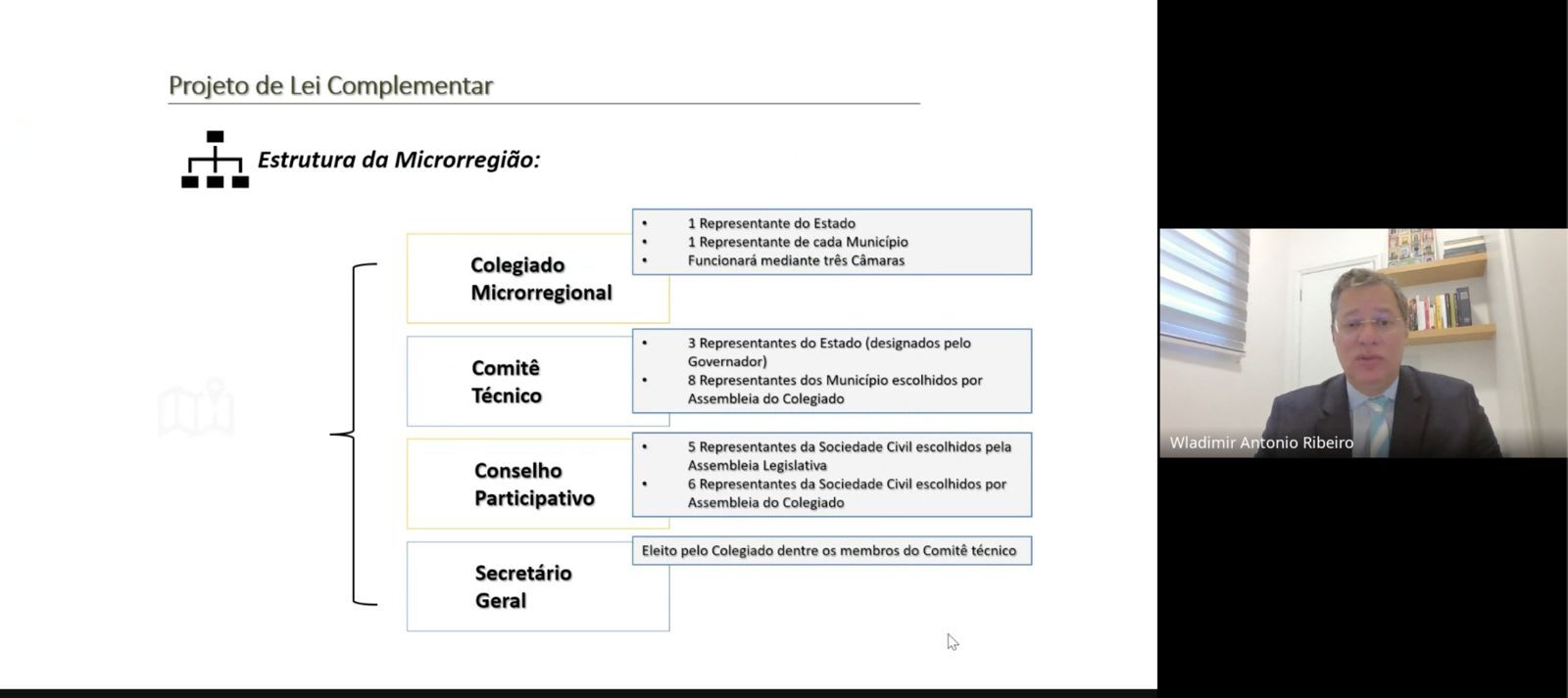 Audiência pública virtual sobre o PL acerca da regionalização dos serviços de água e esgoto